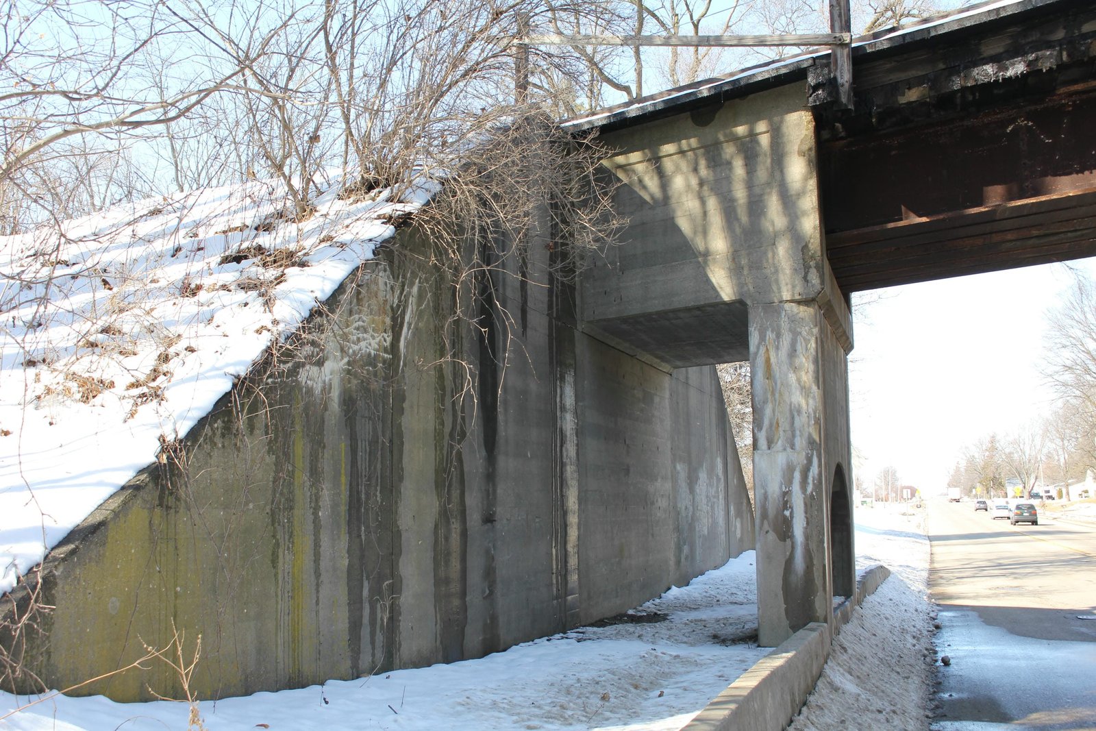 West abutment